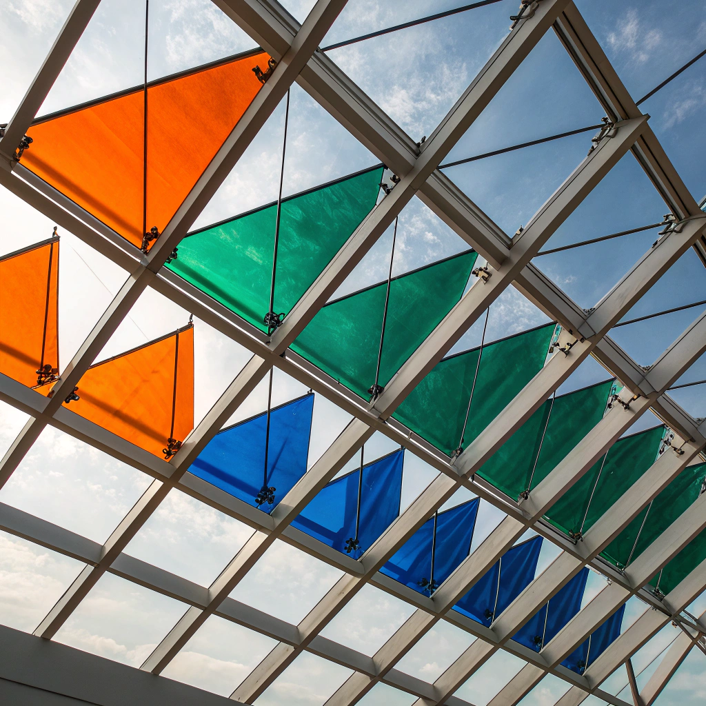 Abstract 3D representation of Android TV software architecture